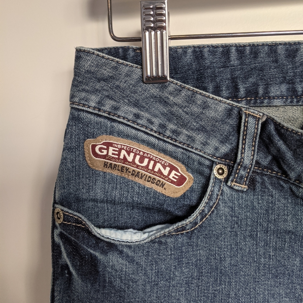 Harley Davidson Bootcut Women's Jeans, Size 6 - Picture 4 of 5
